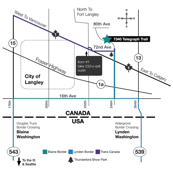 Midas Golden Retrievers - map